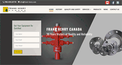 Desktop Screenshot of frank-henry.com